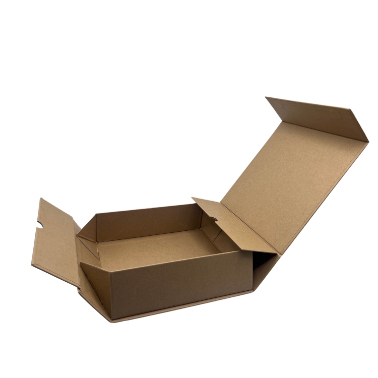 Sustainable Custom Folding Magnetic Gift Box Packaging Kraft Paper Box