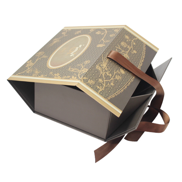 collapsible paper box for cosmetic packaging