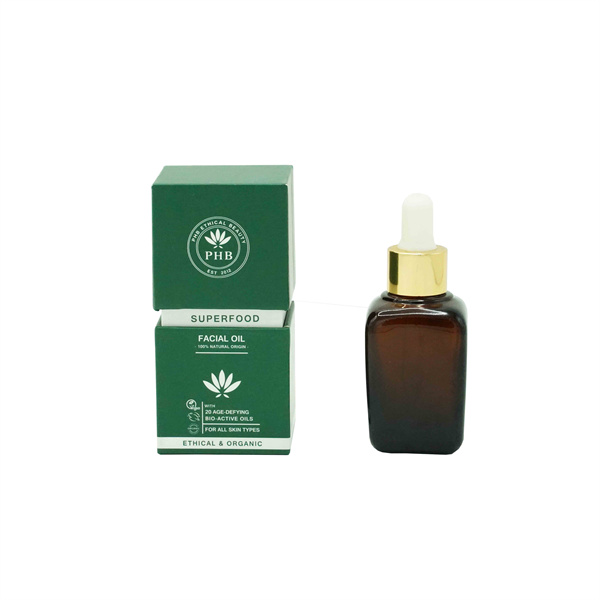 Custom facial oil boxes with logo|Cosmetic packaging box supplier