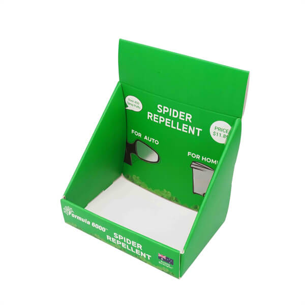 Custom printed counter display boxes retail showcase packaging boxes