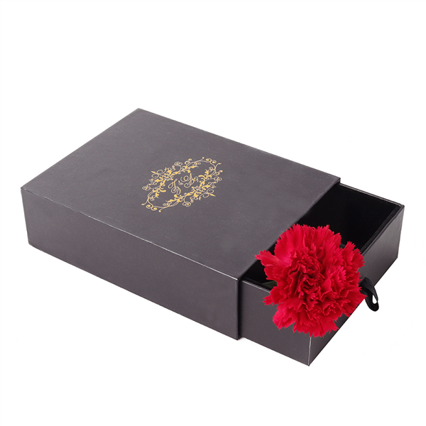 Luxury black drawer box