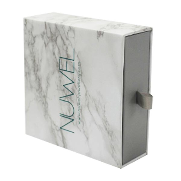 Fashion Marble Printing Sliding Jewelry Gift Boxes 04