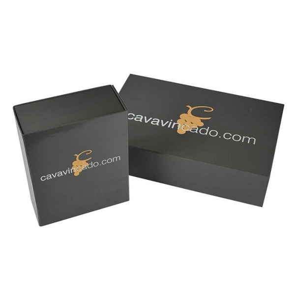 black folding gift box