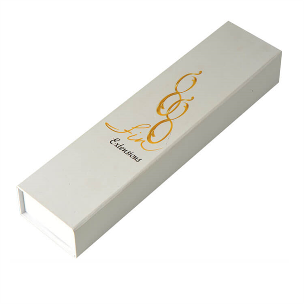 gold logo hair packaging box