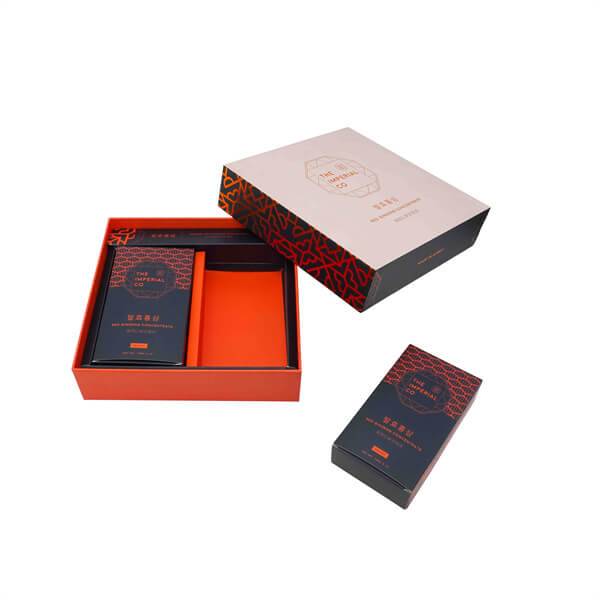 High-end healthcare products packaging box custom logo printing