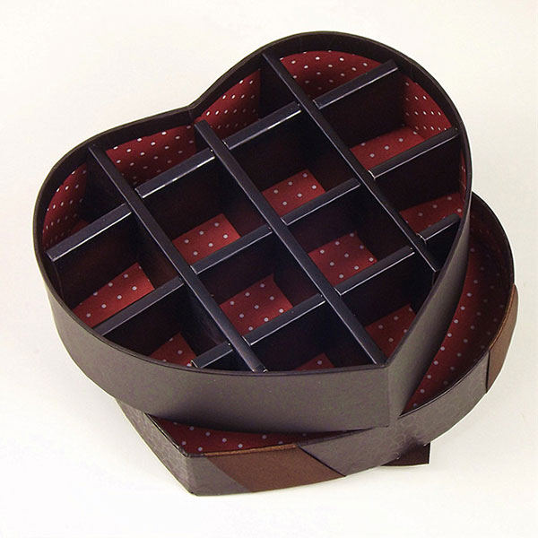 Heart Shaped Paper Gift Box for Chocolate Packaging 03