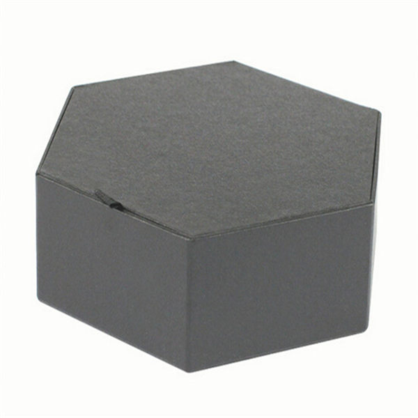 luxury black hexagon box
