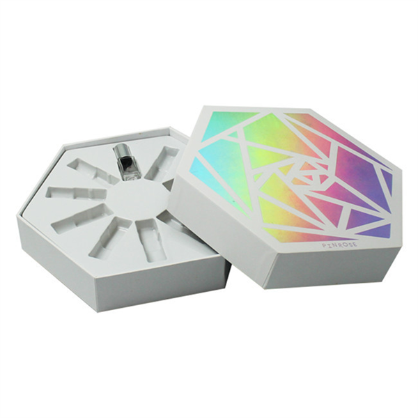 luxury hexagon Cosmetic packaging cardboard essential oil box