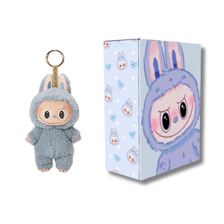 Custom Labubu Key Chain Cute Mysterious Paper Box Toys