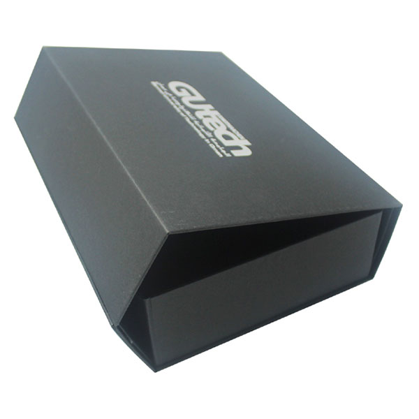 Matte Black Collapsible Paper Box for Gift Packaging 03