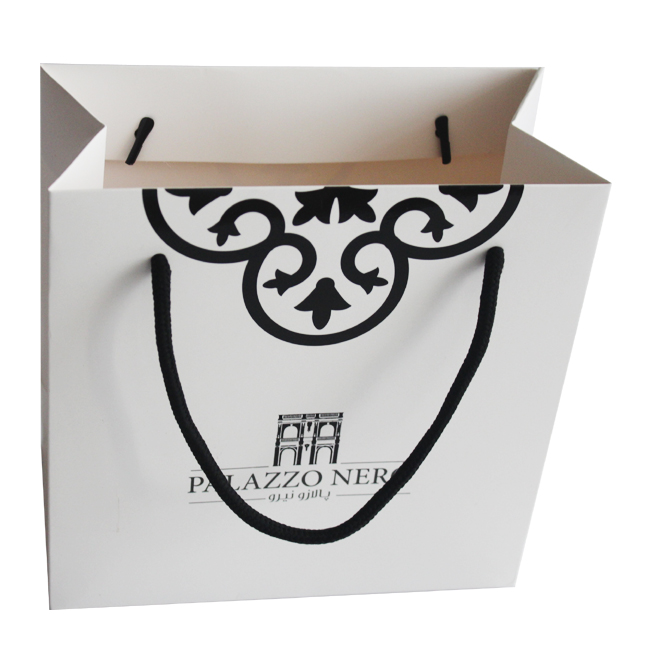 Printed Shopping Gift Paper Bag and Handle With Your Own Logo for Mothers Day