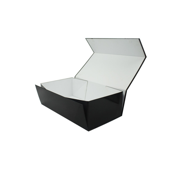 black folding gift box