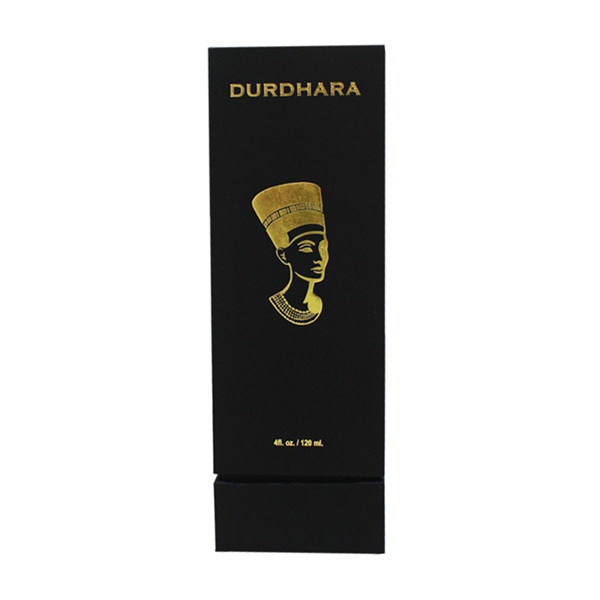 Black perfume gift box with custom logo