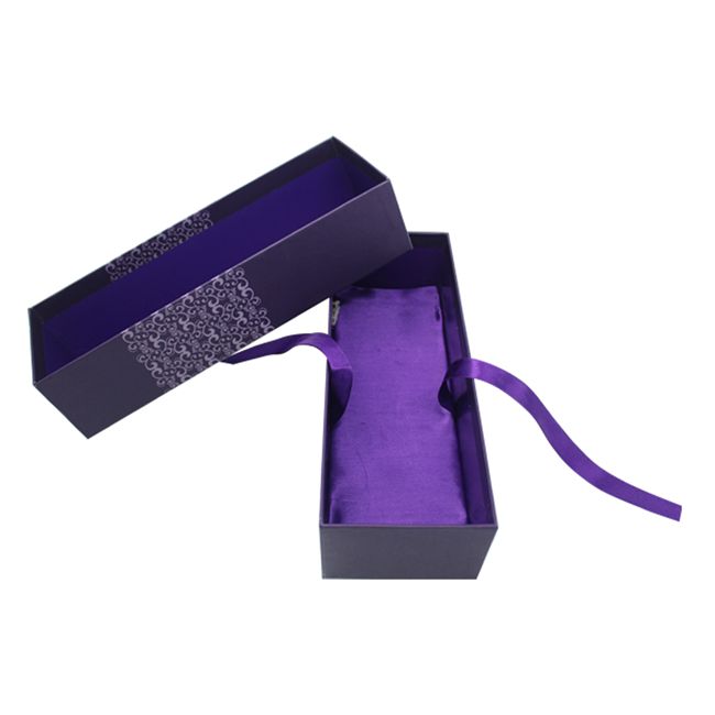 purple rectangle flower box