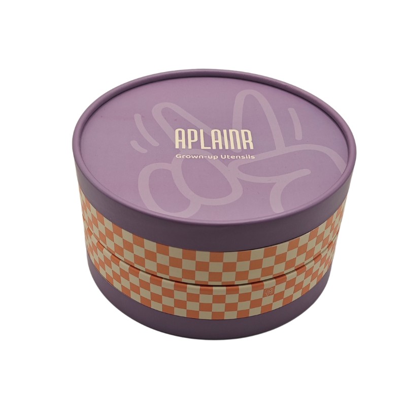Round Rigid Paper Gift Box with Lid-Ideal for Presents