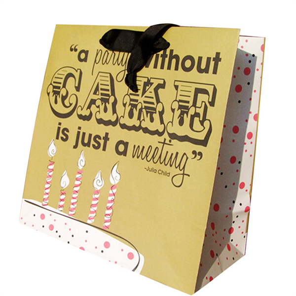 custom paper bags for cake packaging