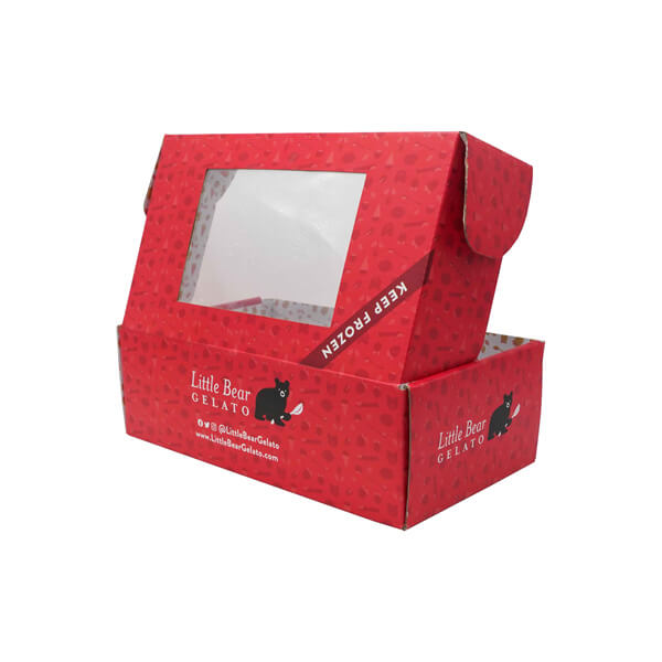 Custom packaging box with window paper box wholesale