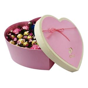 heart shaped flower packaging boxes for Christmas gift