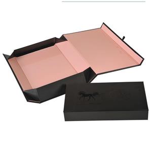 black color folding box