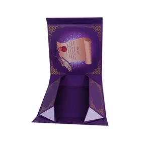 luxury folding box with ribbon