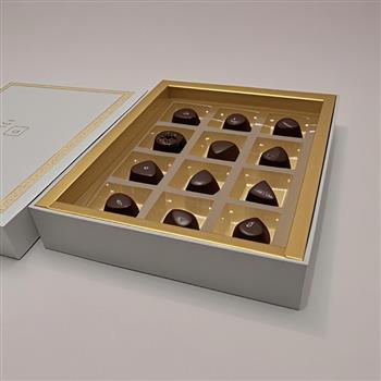Custom Chocolate Packaging Box with PVC Insert