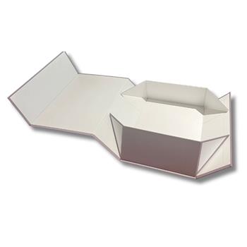 Custom Gray Folding Paper Gift Box with Logo