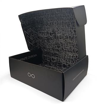 Customizable Black Corrugated Shipping Packaging Boxes