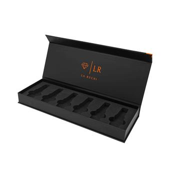 Custom black perfume packaging box with logo | perfume box manufacturer