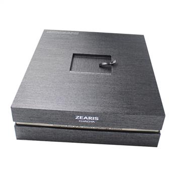 large black wine paper box for displaying