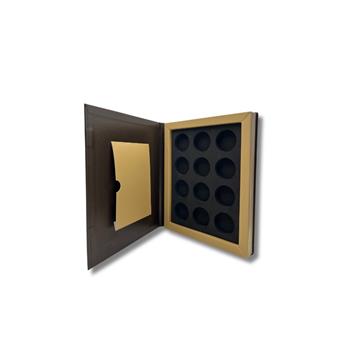 Custom Book Shape Coin Storage Gift Box with EVA Insert Factory