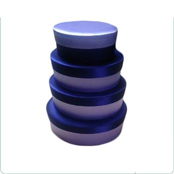 Wholesale Cardboard Luxury Round Flower Hat Box-HS Packaging