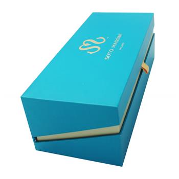 blue color printing gift box supplier