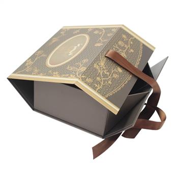 collapsible paper box for cosmetic packaging