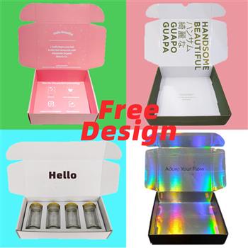 Custom logo corrugated gift box factory direct supply shipping paper mailer box