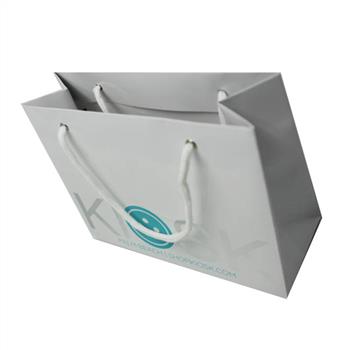 Cotton Rope Handle Custom Color Printed Paper Bags With Logo