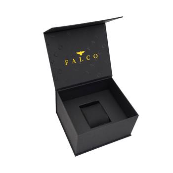 Luxury custom watch packaging box with gold foil stamping logo
