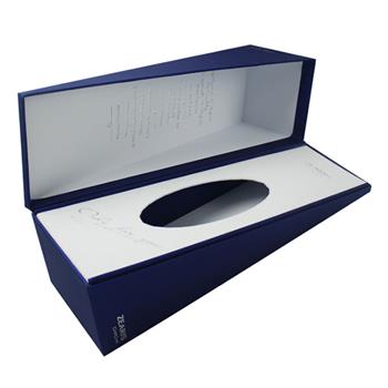 Customized Blue Paper Box for Wine Gift Packaging
