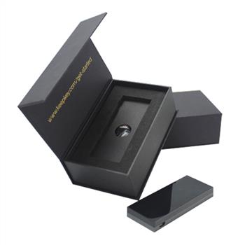 Black paper card box for electronic packaging with EVA