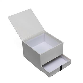 Two layer paper rigid gift box for flower and cookies packaging