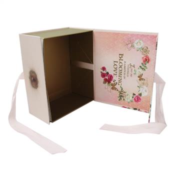 pink folding gift box