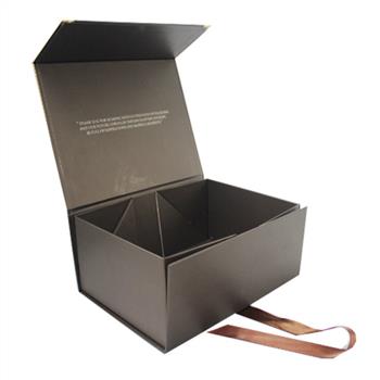 high quality beauty packaging box with ribbon