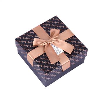 small gift box with big bow