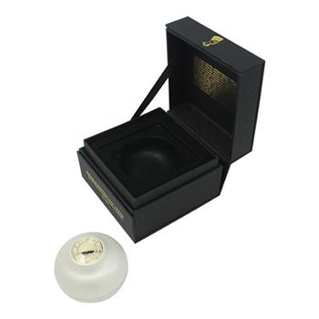 Gold Embossed Logo Black Card Paper Perfume Gift Box 04