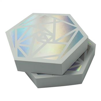 luxury perfume packaging box with hologram