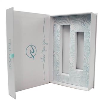 paper packaging box with magnetic closure