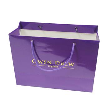 Custom Glossy Printing Paper Shopping Bags For Gift Packing-HS Packaging