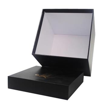 Personalised Logo Black Square Flower Box Packaging 04