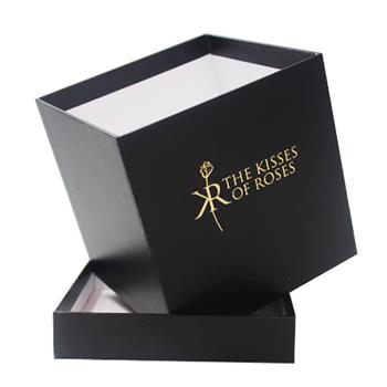 Custom Black Flower Gift Box for Rose Packaging