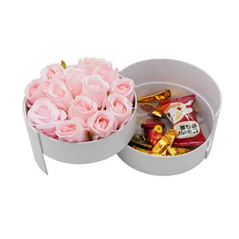 Luxury custom rose chocolate box | Flower gift packaging-HS Packaging