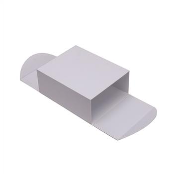 New arrival white paper sample box for custom beauty products packaging